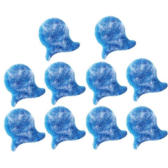 10 Pads – Better for weekly washing and regular shedding
