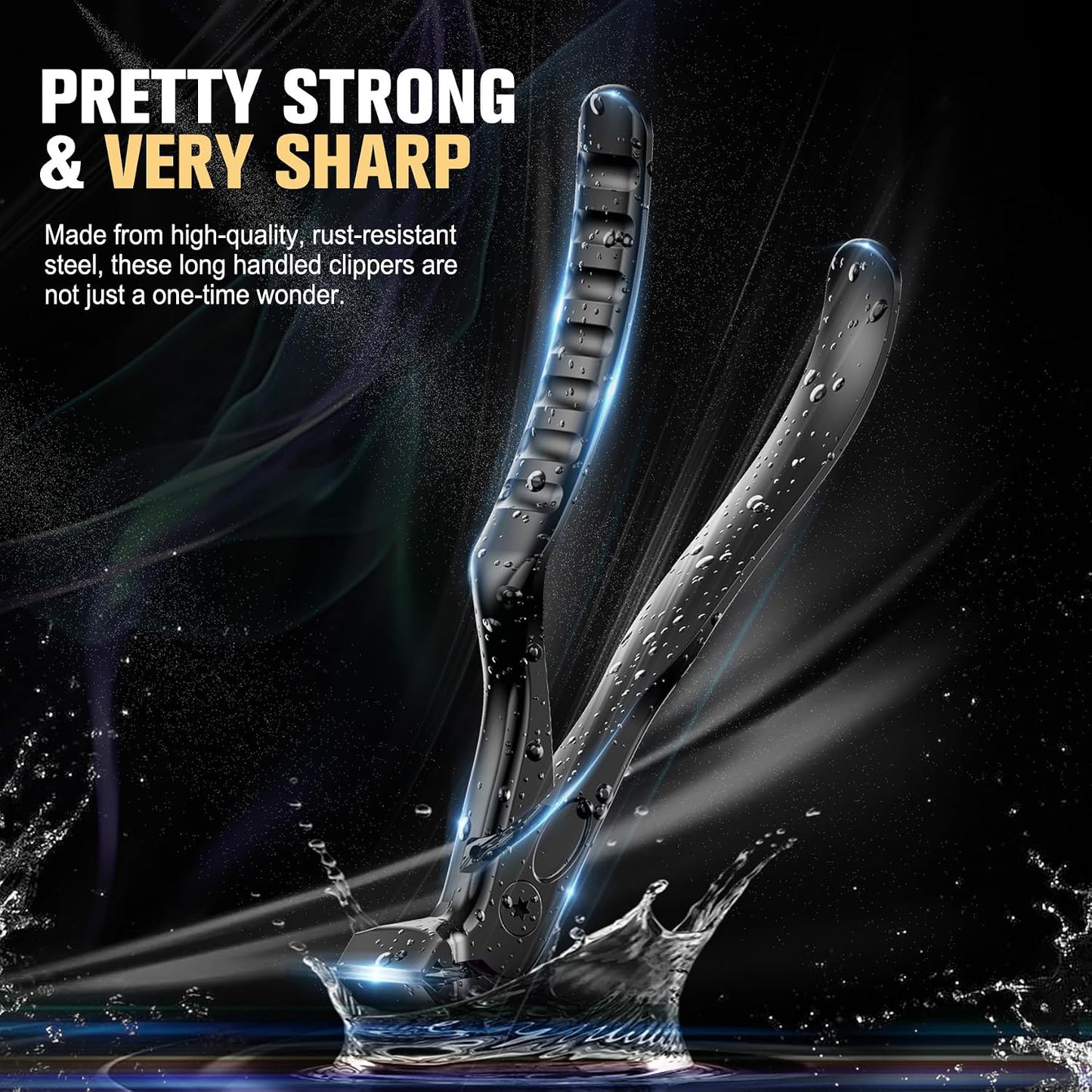 Less Bending, More Leverage, Easier Trimming — Long Handle Toenail Clipper✂️