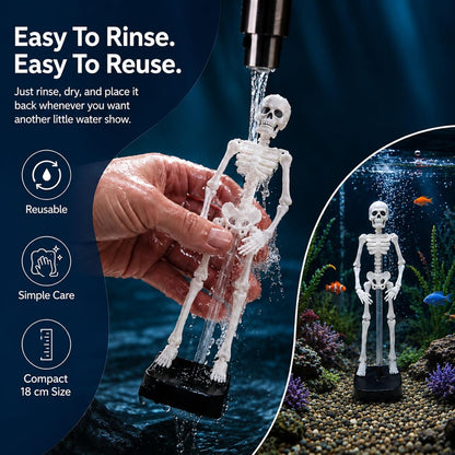 ✨ Dancing Skeleton Aquarium Bubbler-Create A Fun & Magical Underwater Display
