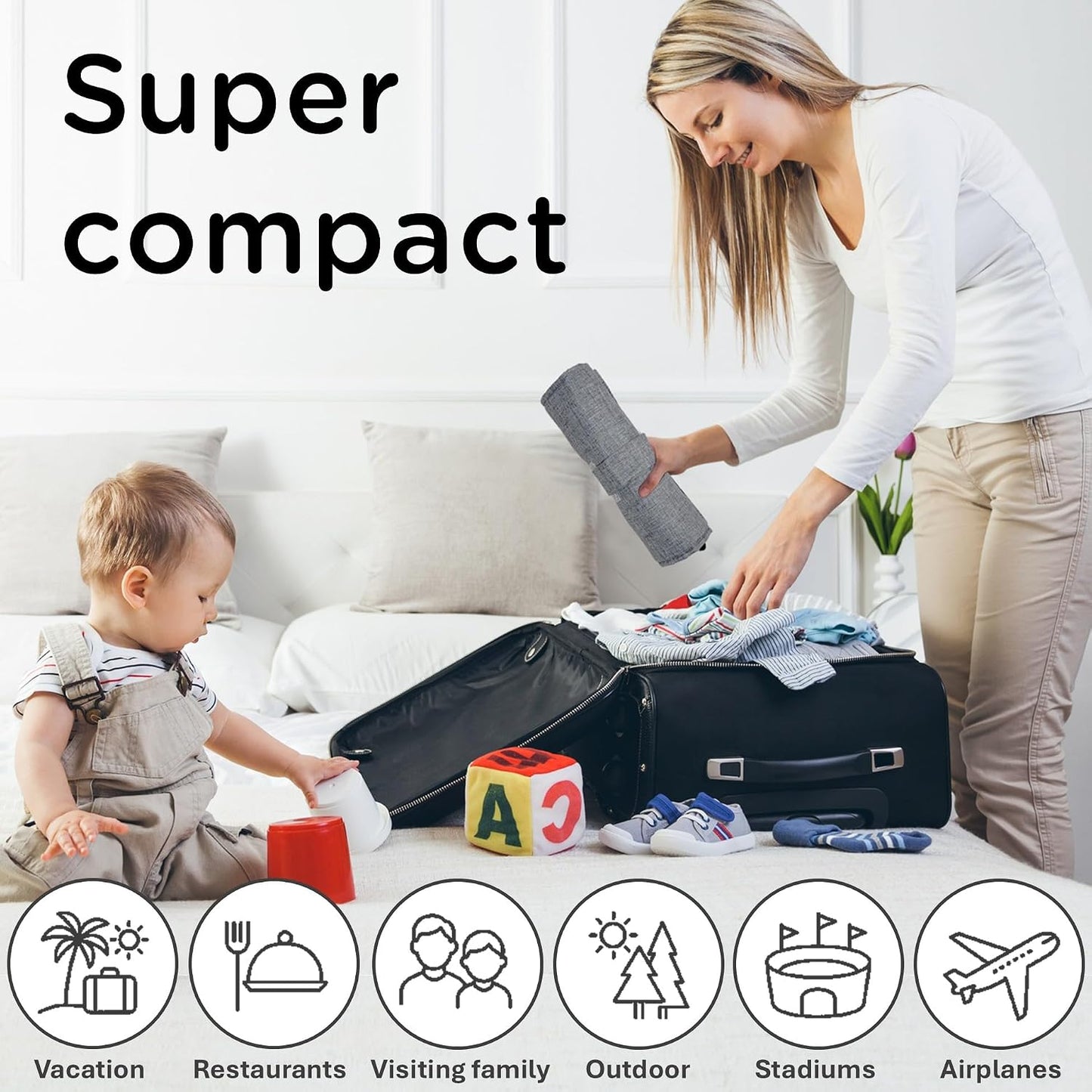Baby Travel Harness Seat – A Portable High Chair Wherever You Go✨