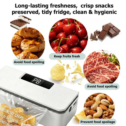 ✨ Say Goodbye To Stale Snacks With This Powerful Rechargeable Food Bag Sealer