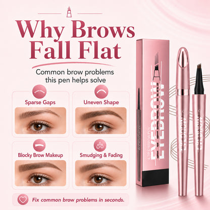 🎨Long Lasting Waterproof Micro Fork Brow Pen