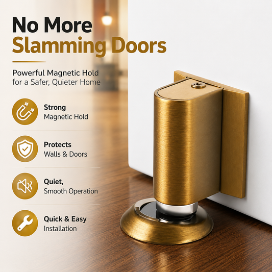 Powerful Magnetic Door Stopper — Special Offer Ends Soon 🧲