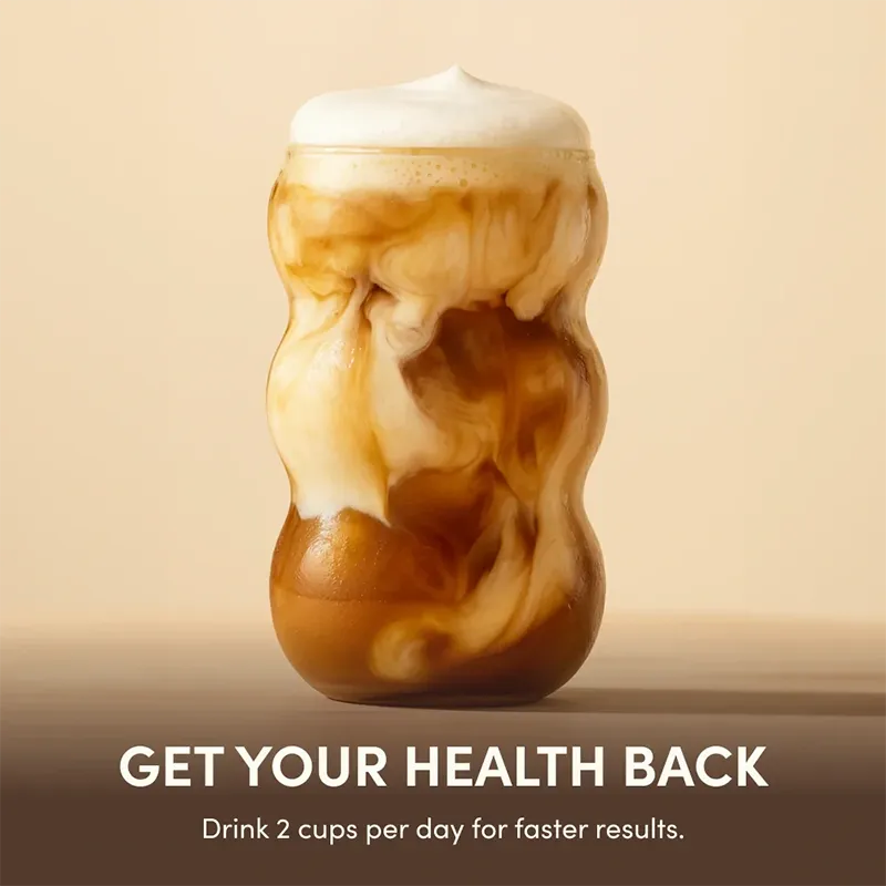 Replace your morning coffee. Zero acid load, turning off the "stress fat lock".