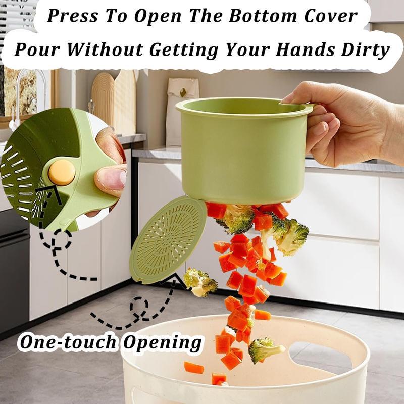 Faucet Hanging Strainer Basket — Catch Scraps, Drain Water & Dump With One Touch