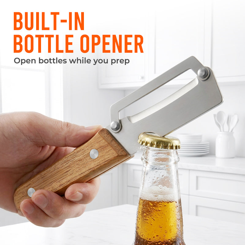 Dlesmy® Easy-Grip Wooden Peeler & Veggie Shredder