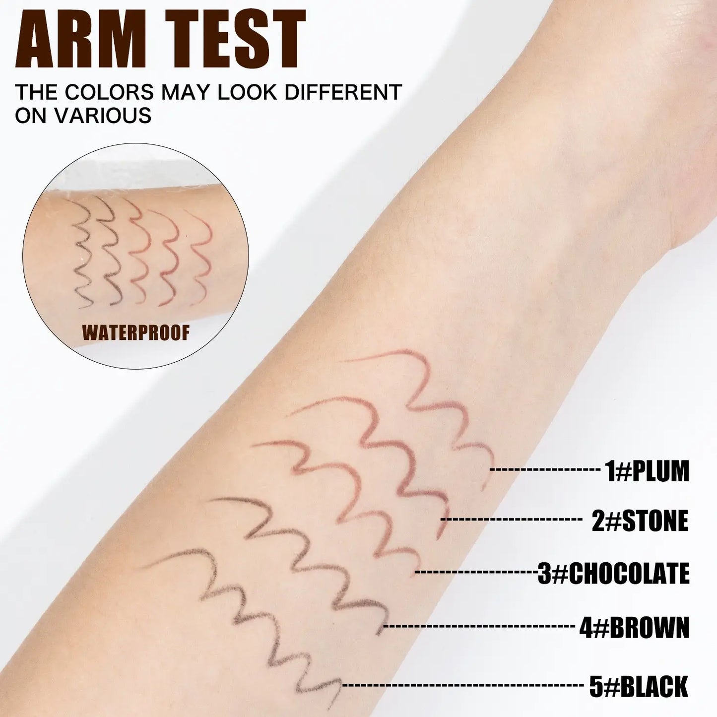 💄Long-Lasting Waterproof Eyeliner Pencil – Smooth Glide, Rich Color & Smudge-Resistant Wear