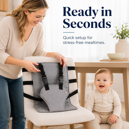 Baby Travel Harness Seat – A Portable High Chair Wherever You Go✨