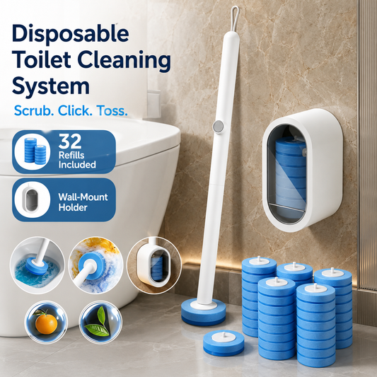 IEY® 🔥50% OFF🚽 Disposable Toilet Cleaning System with 32 Refills