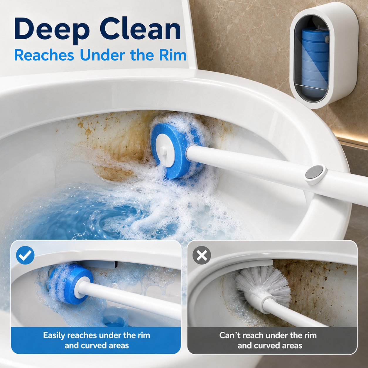 IEY® 🔥50% OFF🚽 Disposable Toilet Cleaning System with 32 Refills