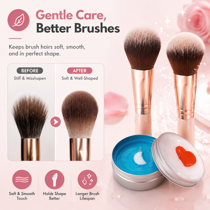Makeup Brush Cleaning Soap — Clean Brushes, Flawless Makeup ✨