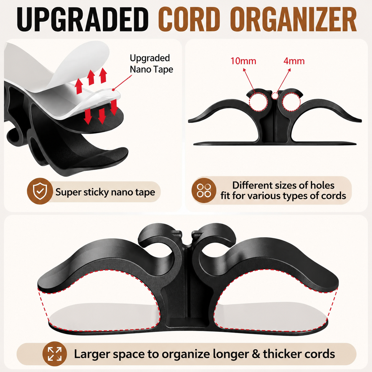 ✨ Keep Your Kitchen Cords Clean, Organized & Tangle-Free