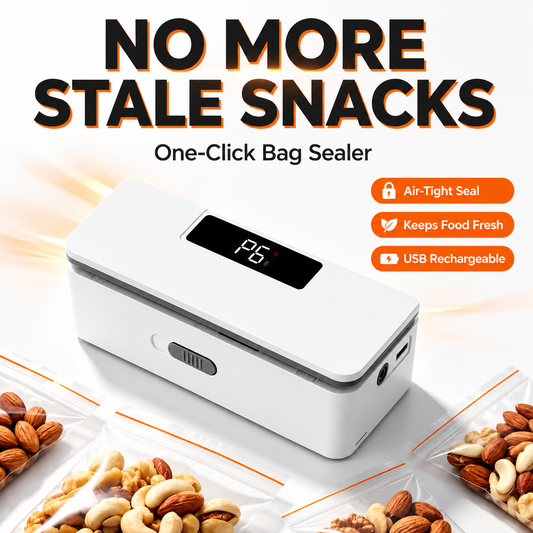 ✨ Say Goodbye To Stale Snacks With This Powerful Rechargeable Food Bag Sealer