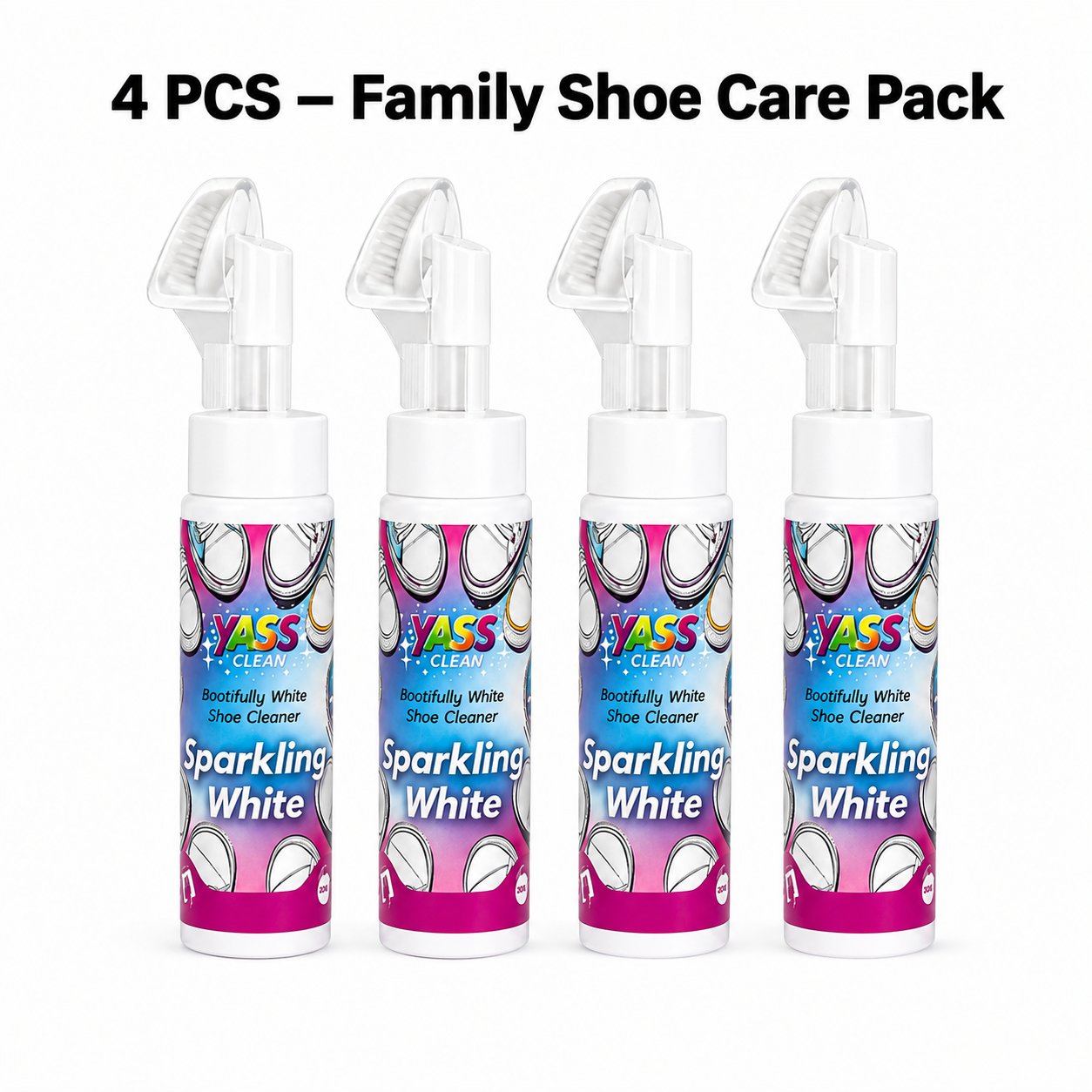 4 PCS — The Clean-Shoe Bundle