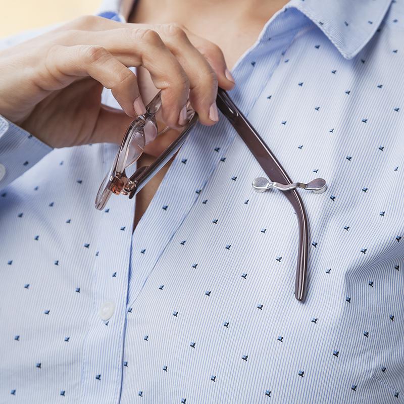 🧲👓Futavion® Magnetic Glasses Holder - Premium Strength Magnetic Hold - Fits All Frames - Lifetime Warranty - Made in USA - Secures and Protects Readers, Sunglasses, Blue Light Glasses, or Safety Glasses