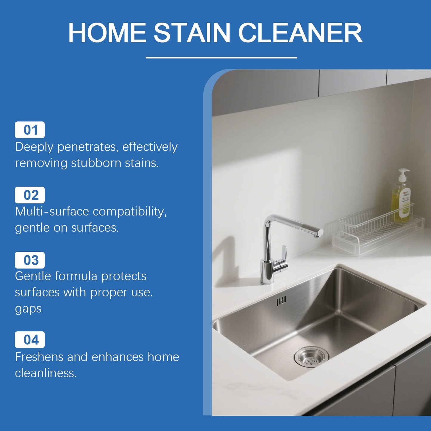Home Stain Cleaner — Watch Stubborn Stains Disappear Before Your Eyes ✨