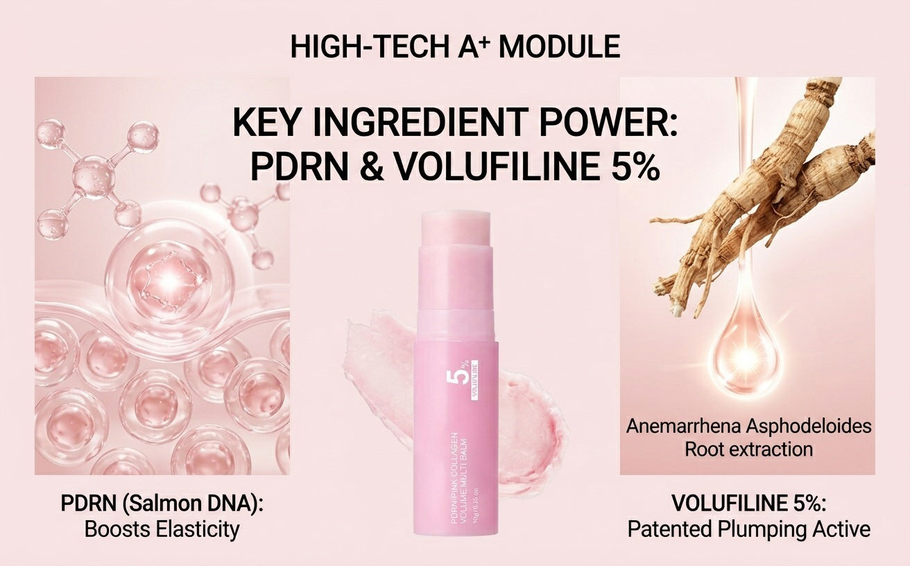 🌸 Unlock Your Youthful Glow With Every Swipe-PDRN Collagen Volume Multi Balm