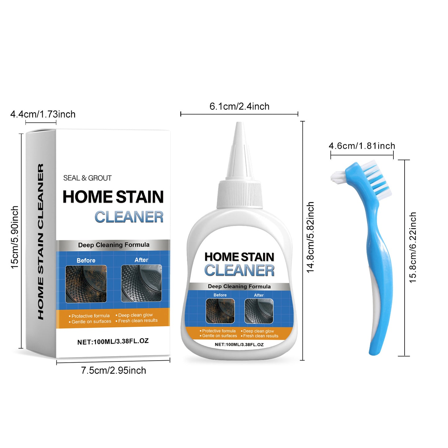 Home Stain Cleaner — Watch Stubborn Stains Disappear Before Your Eyes ✨