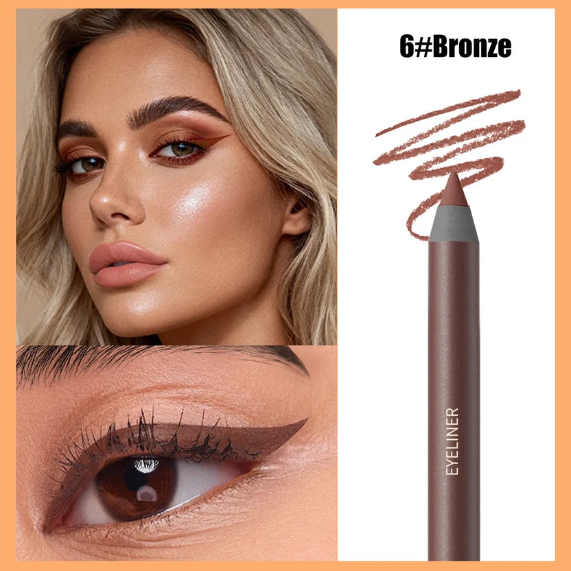 💄Long-Lasting Waterproof Eyeliner Pencil – Smooth Glide, Rich Color & Smudge-Resistant Wear