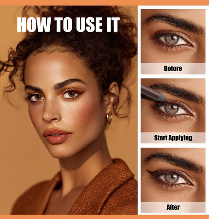 💄Long-Lasting Waterproof Eyeliner Pencil – Smooth Glide, Rich Color & Smudge-Resistant Wear