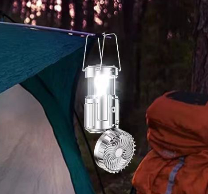 🔥50% OFF |Futavion® 5-IN-1 Camping Fan & LED Lantern – Rechargeable, Power Bank, Foldable & Hang Anywhere