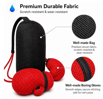 Spring-Loaded Cat Punching Bag 🥊 – Interactive Indoor Play Toy