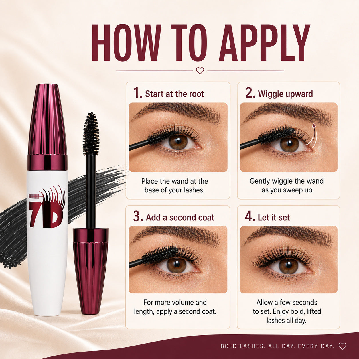 👁Smudge-Proof Curling & Lengthening Mascara