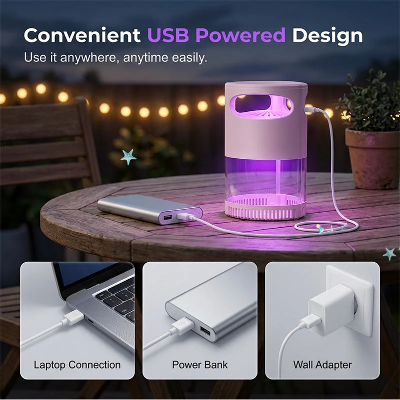 🦟 60% OFF! Futavion®UV Mosquito Killer Lamp – quiet, USB, chemical-free. 30K+ sold! 🔇🌙