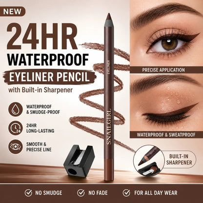💄Long-Lasting Waterproof Eyeliner Pencil – Smooth Glide, Rich Color & Smudge-Resistant Wear