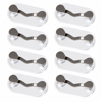 🧲👓Futavion® Magnetic Glasses Holder - Premium Strength Magnetic Hold - Fits All Frames - Lifetime Warranty - Made in USA - Secures and Protects Readers, Sunglasses, Blue Light Glasses, or Safety Glasses