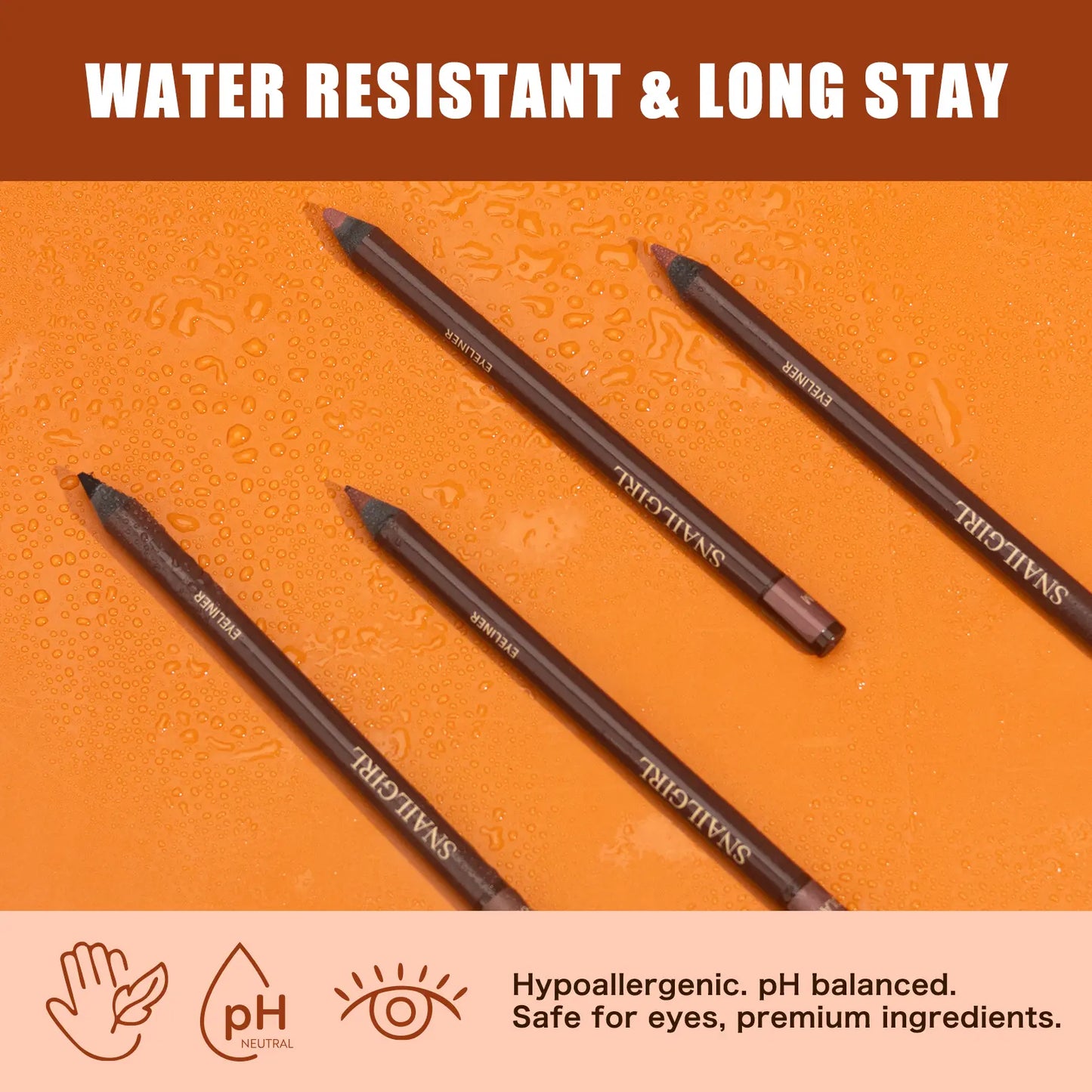 💄Long-Lasting Waterproof Eyeliner Pencil – Smooth Glide, Rich Color & Smudge-Resistant Wear