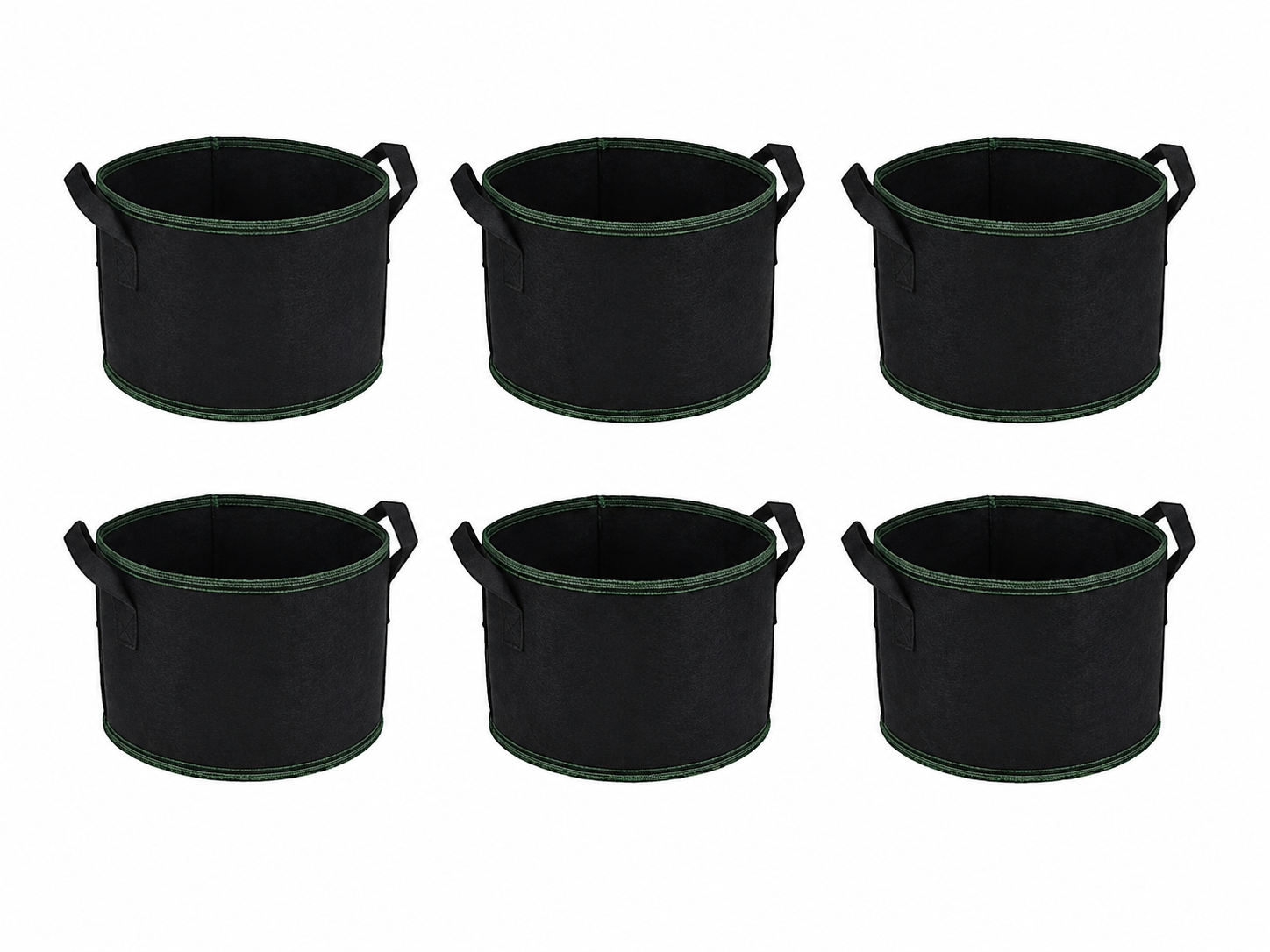 6 Pack (Best Value Grow Bag Set for patio and backyard planting)