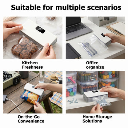 ✨ Say Goodbye To Stale Snacks With This Powerful Rechargeable Food Bag Sealer