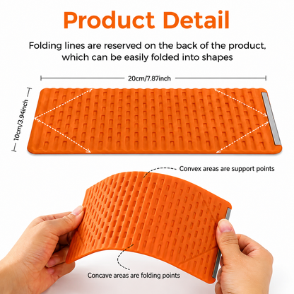 Futavion®Flexible Silicone Aluminum Phone holder stand, Bendable Rollable Foldable Design, Universal Adjustable Anti-Slip Desktop Mount for Phone Tablet Laptop, Portable Ergonomic Holder for Home Office Travel