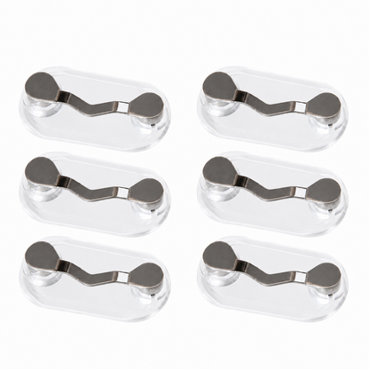 🧲👓Futavion® Magnetic Glasses Holder - Premium Strength Magnetic Hold - Fits All Frames - Lifetime Warranty - Made in USA - Secures and Protects Readers, Sunglasses, Blue Light Glasses, or Safety Glasses