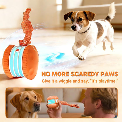 UP|⚽Futavion®Interactive Dog Toys, Electric Automatic Rolling Ball Toy with Rope, Random Path Moving Dog Ball for Chewing and Playing, Boredom Relief,for Small Medium Dogs