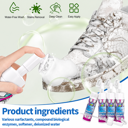👟Deep Clean Shoe Cleaner — Remove Stains, Brighten Shoes & Keep Them Looking Like New Without Washing