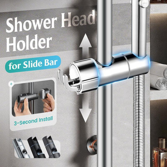 Futavion®3-Second Install Shower Head Holder – Secure Fit, 360° Adjustable & No Drilling🚿
