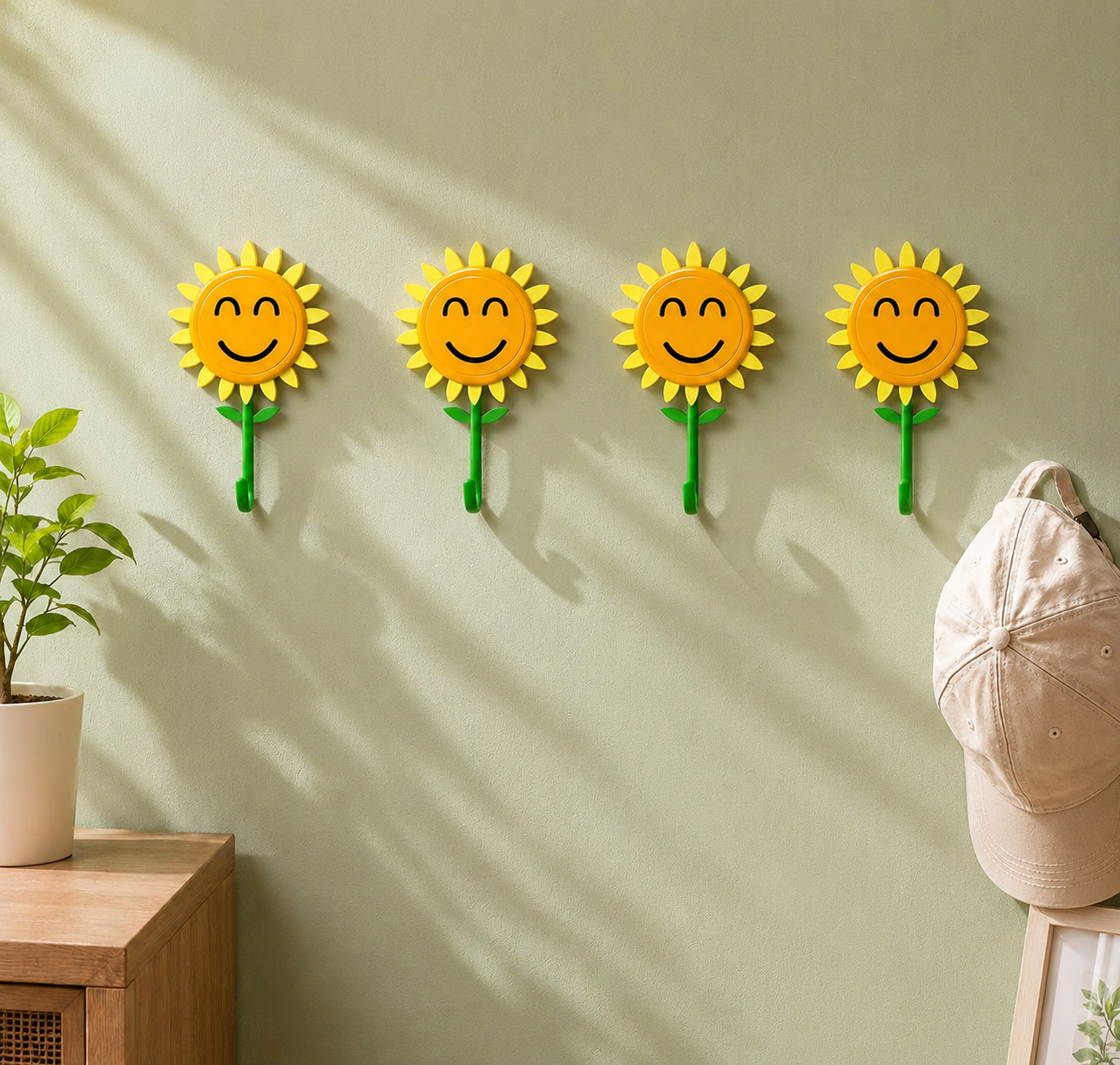 4 Hooks – Keep every room cleaner and more organized