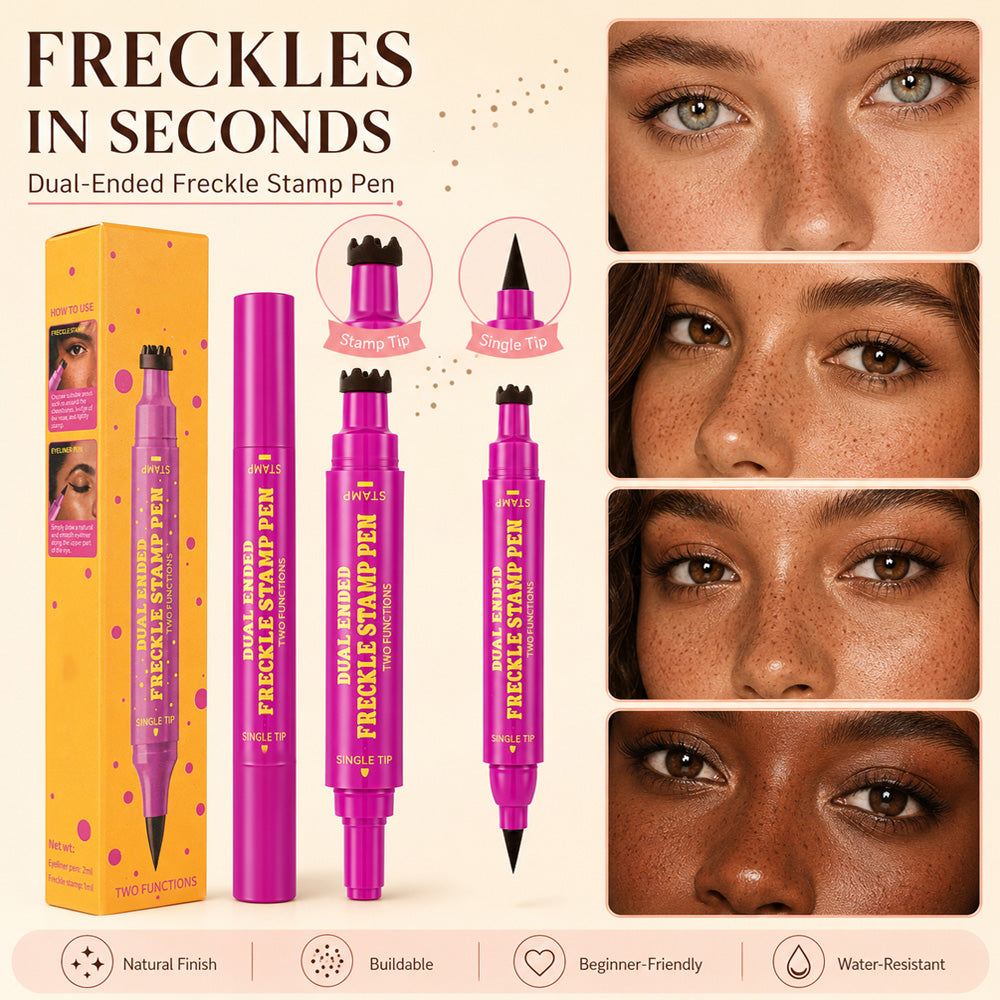 Futavion®OFFICIAL STORE 3-in-1 Waterproof Freckle Stamp Pen & Fine-Tip Liner