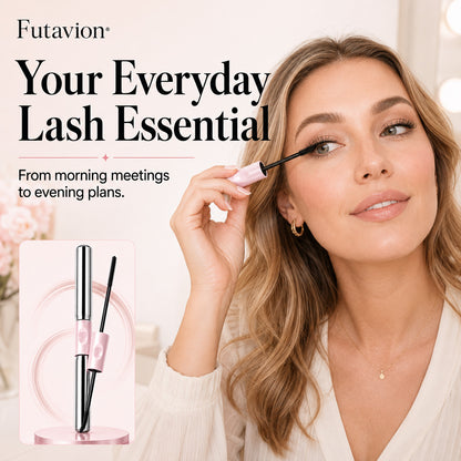 Futavion® Dual-Ended   Mascara    ✓ No Clumps      ✓ Smudge-Resistant      ✓ Dual Brush    Lift, lengthen, and define lashes with one dual-ended mascara.    Lift. Lengthen. Define.   No Clumps. All-Day Wear.