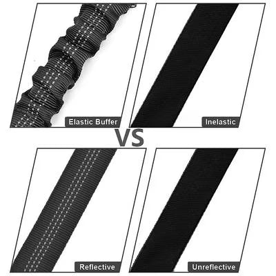 Futavion®Dog Seat Belts Headrest Restraint Puppy Safety Adjustable Dog Car Seatbelts and Strong Leash Leads Accessories for Dogs Cats Pets Black