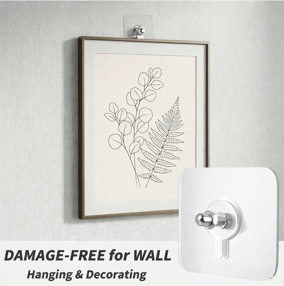 🪝Azokro® No Drill Adhesive Wall Hooks — Damage Free Removal
