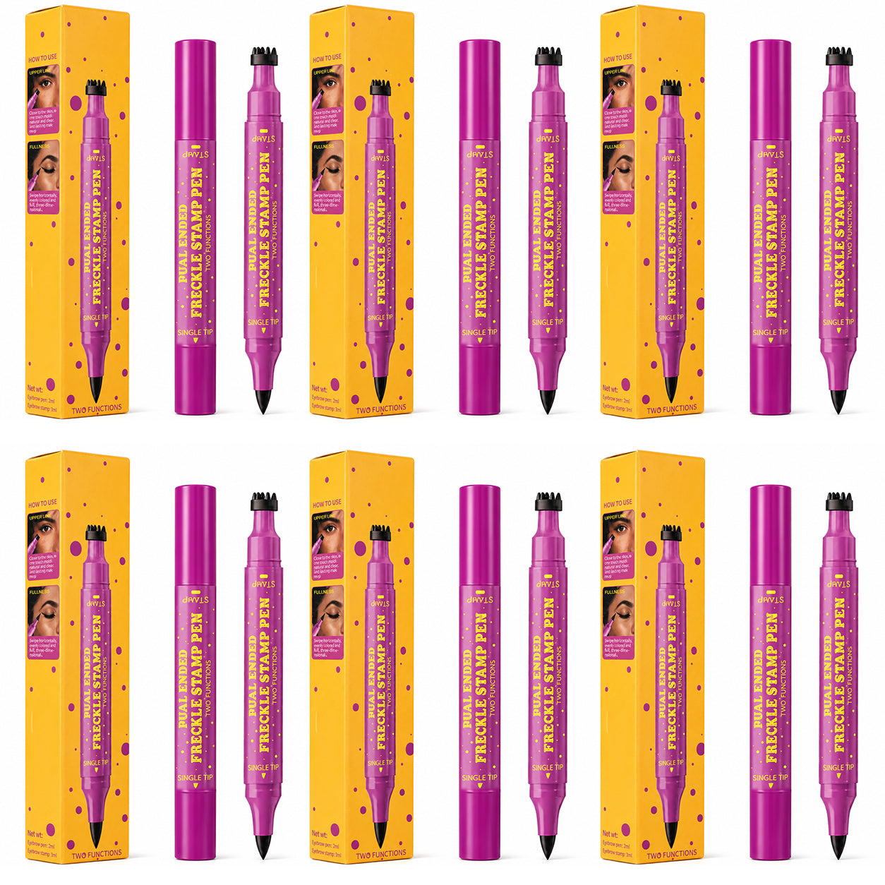 Futavion®OFFICIAL STORE 3-in-1 Waterproof Freckle Stamp Pen & Fine-Tip Liner
